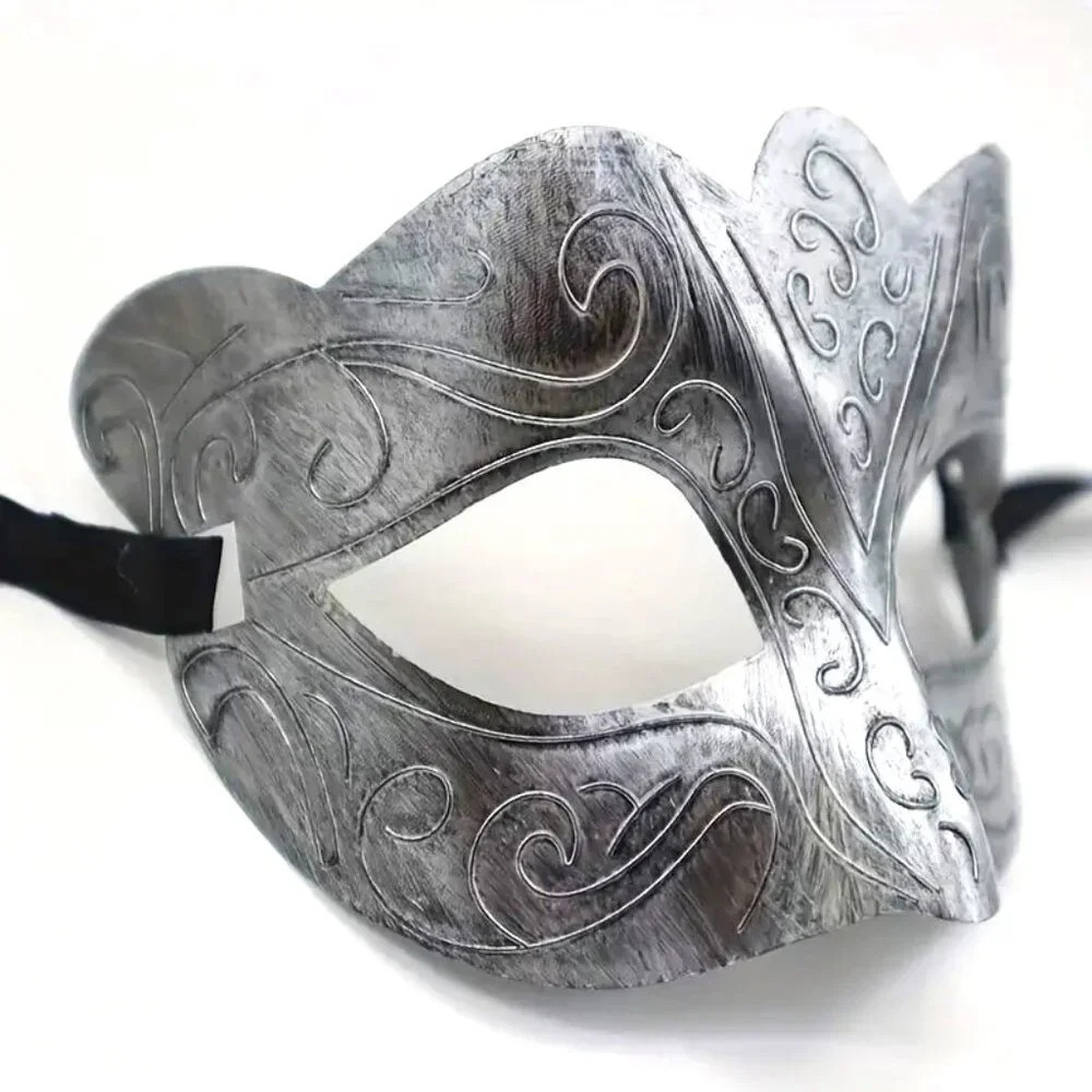 Masquerade Mask Faux Metal Costume Party Unisex Face Role play Cosplay Rave Sexy